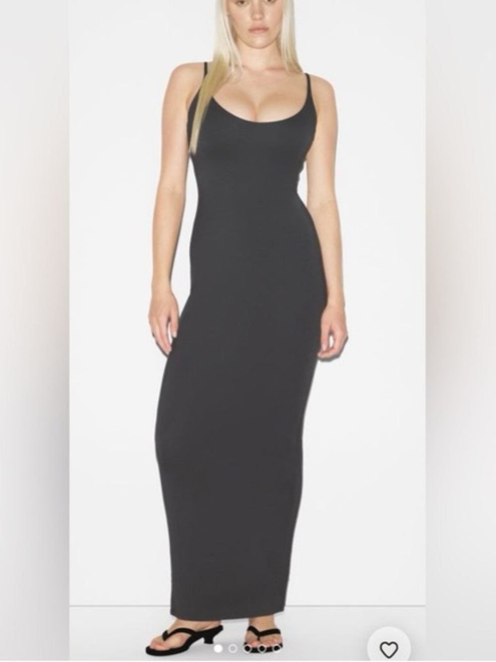 SKIMS Smooth Lounge Scoop Neck Dress